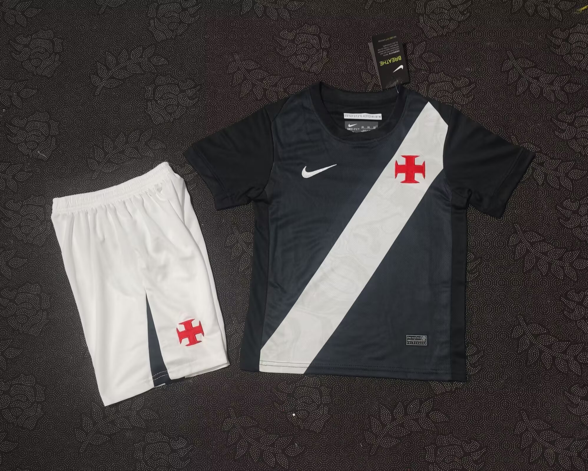 Kids 26-27 Vasco da Gama home  Soccer Jersey | short-sleeved | 1134