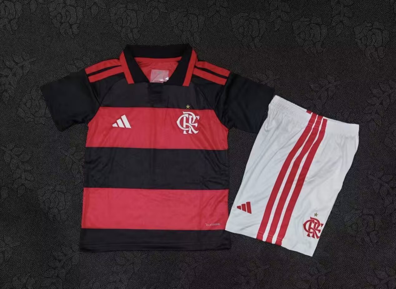 Kids 26-27 Flamenco home  Soccer Jersey | short-sleeved | 1134