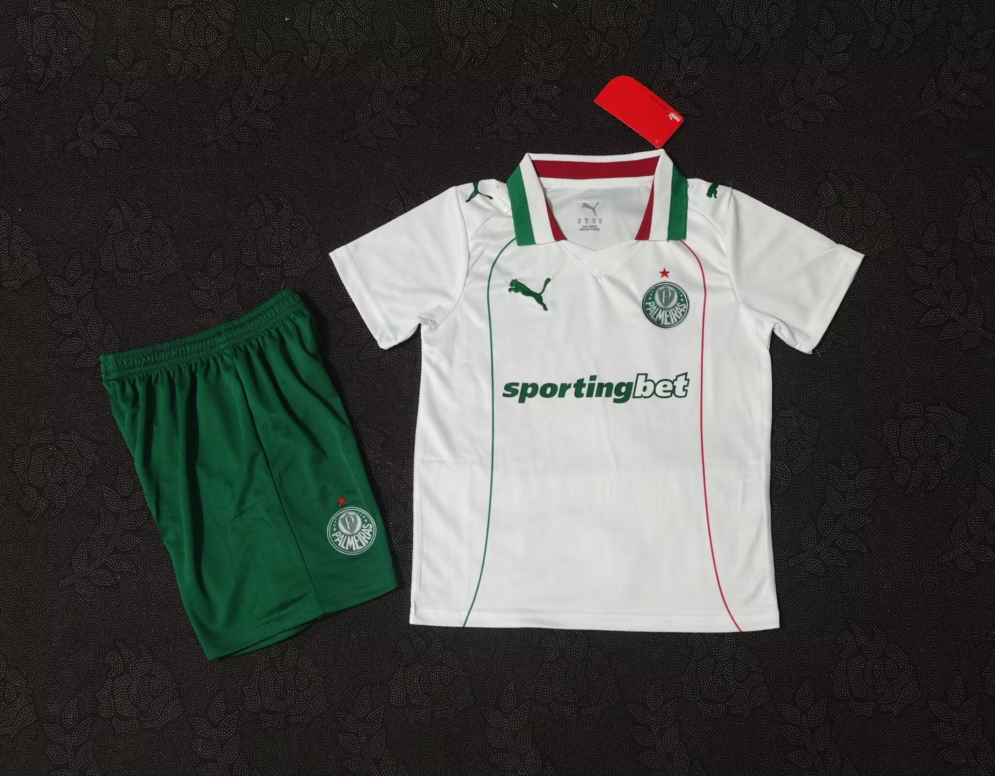 Kids 26-27Palmeiras away Soccer Jersey | short-sleeved | 1134