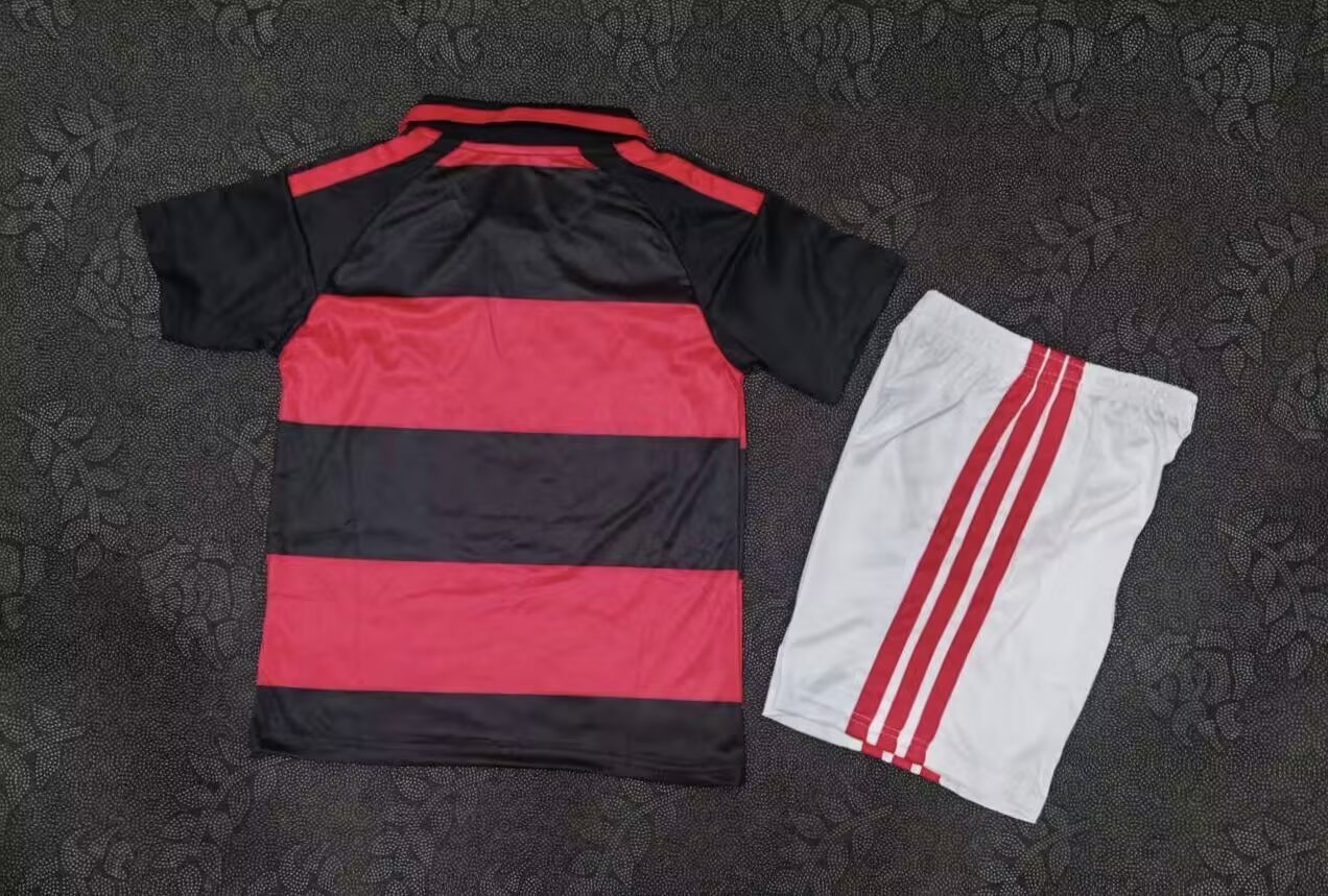 Kids 26-27 Flamenco home  Soccer Jersey | short-sleeved | 1134