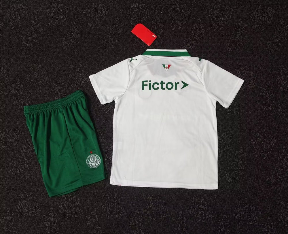 Kids 26-27Palmeiras away Soccer Jersey | short-sleeved | 1134