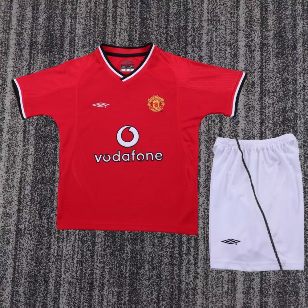 2000-2002  Manchester United Retro home  gameJersey  short-sleeved | [Retro Edition] |