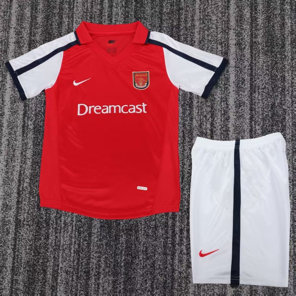 2001-2002  Red Arsenal  Retro home  gameJersey  short-sleeved | [Retro Edition] |