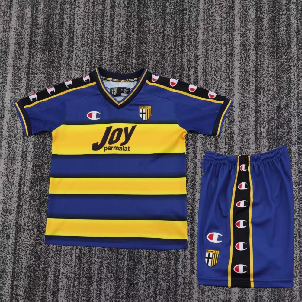2001-2002  Parma   Retro home  gameJersey  short-sleeved | [Retro Edition] |