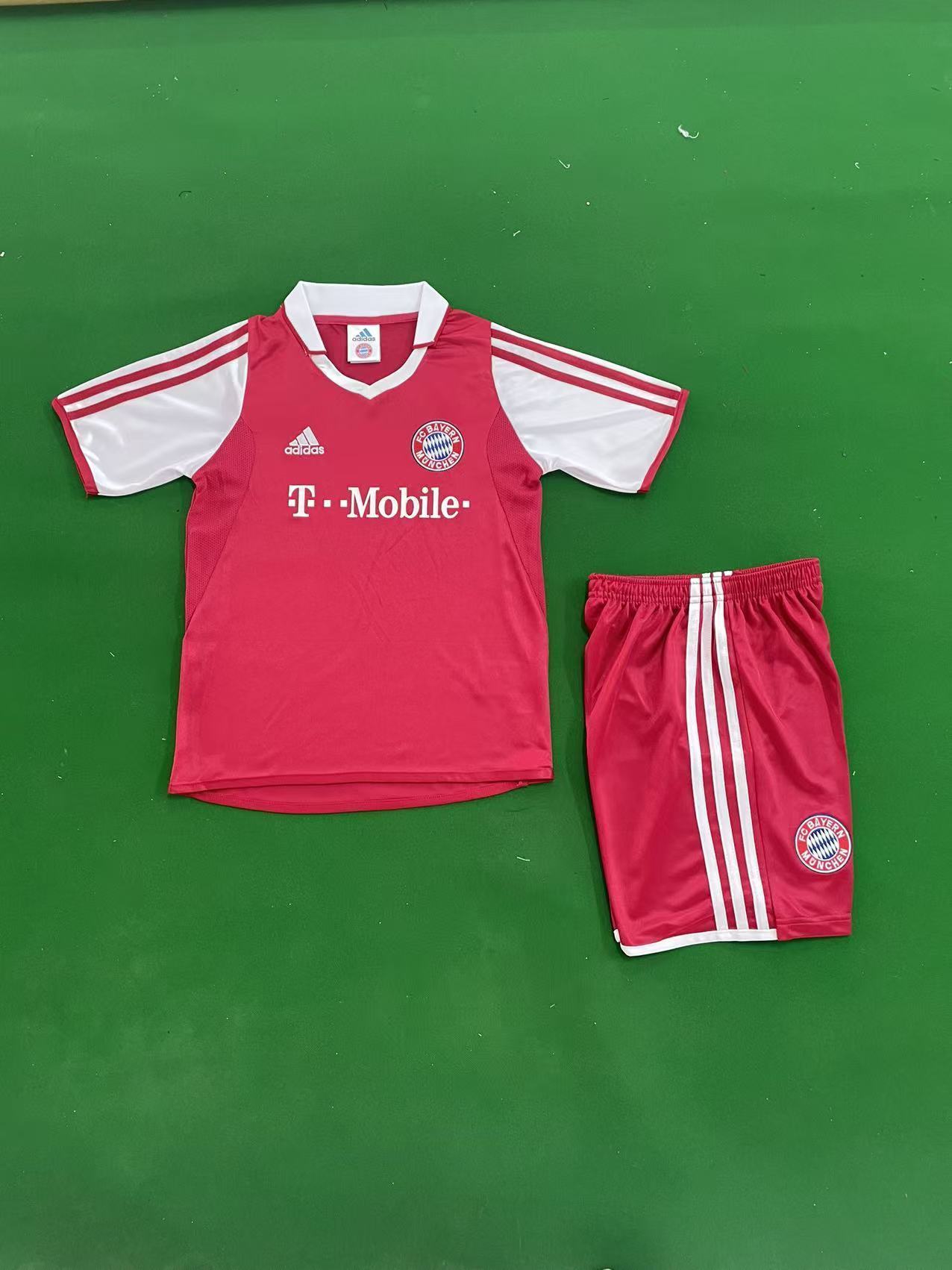 2003-2004    Bayern Retro home gameJersey  short-sleeved | [Retro Edition] |