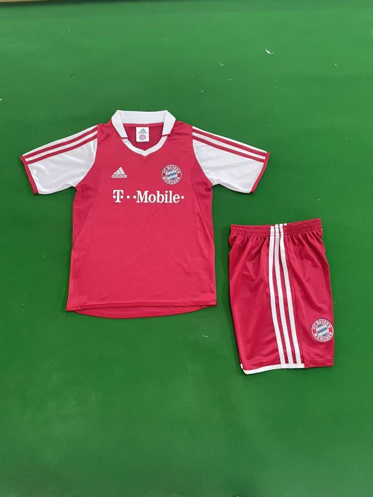 2003-2004    Bayern Retro home gameJersey  short-sleeved | [Retro Edition] |