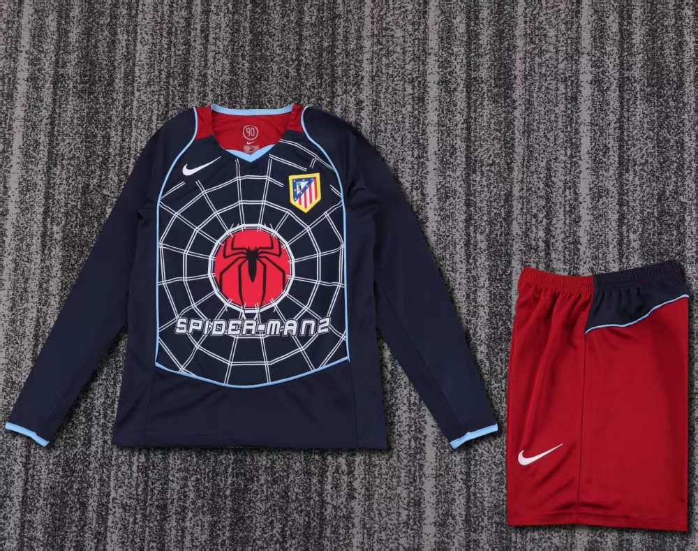 2004-2005 Atletico Madrid Retro away gameJersey  long sleeves [Retro Edition] |