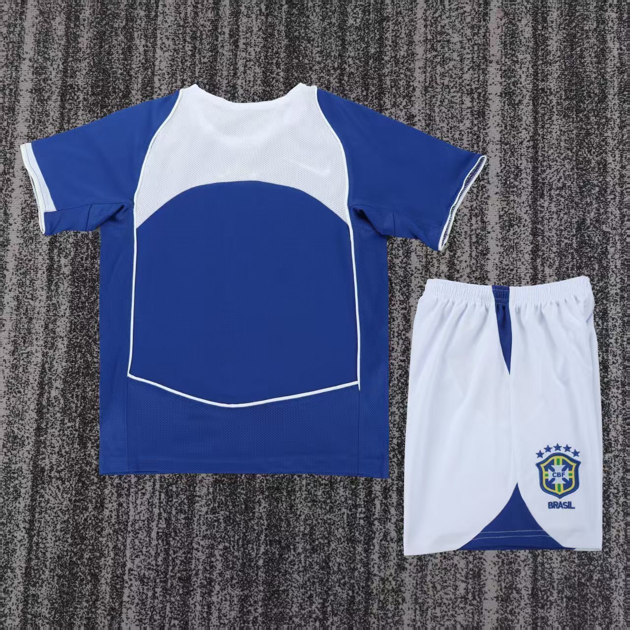 2004 Brazil Retro  away gameJersey  short-sleeved | [Retro Edition] |