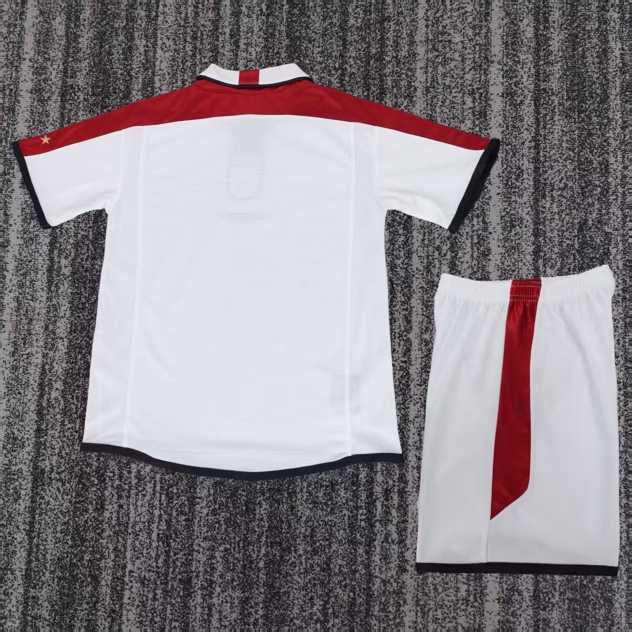 2004 England  Retro home gameJersey  short-sleeved | [Retro Edition] |