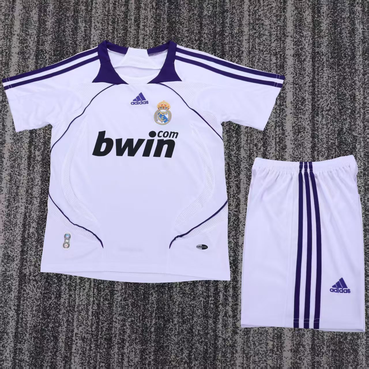 2007-2008  Real Madrid Retro  home gameJersey  short-sleeved | [Retro Edition] |