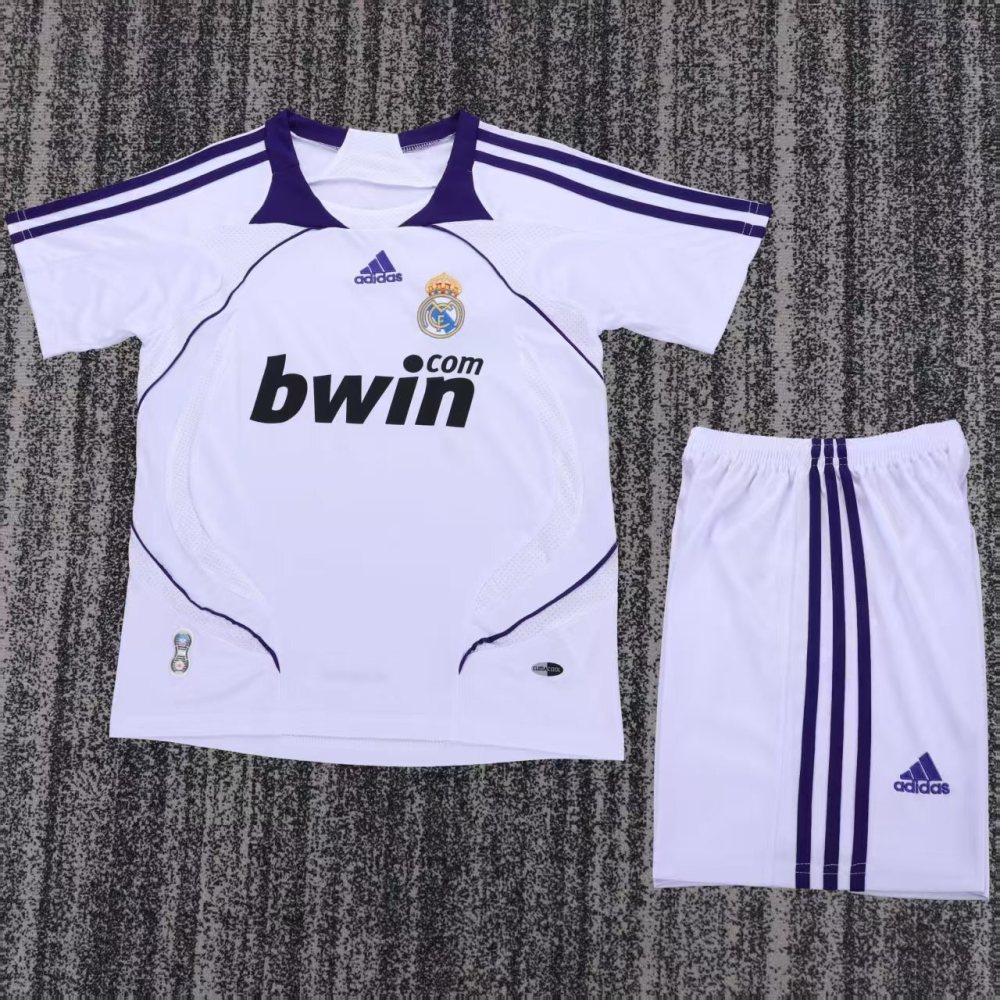 2007-2008  Real Madrid Retro  home gameJersey  short-sleeved | [Retro Edition] |