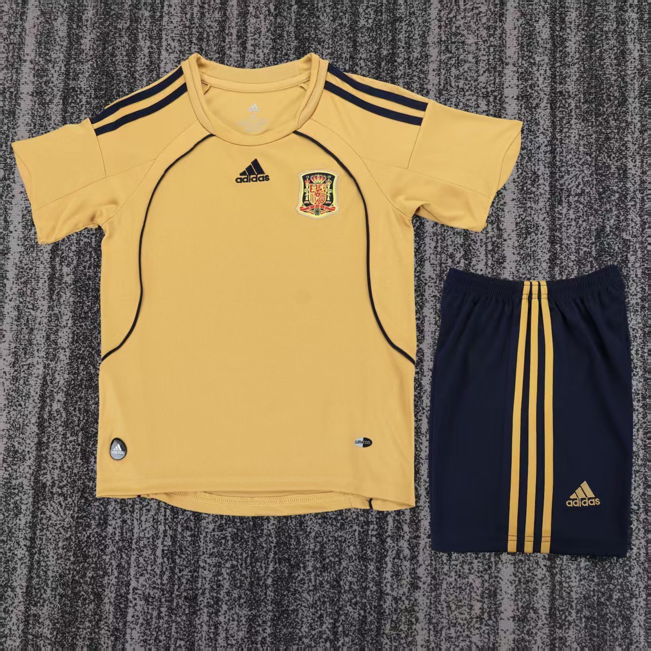 2008   Spain Retro  home gameJersey  short-sleeved | [Retro Edition] |