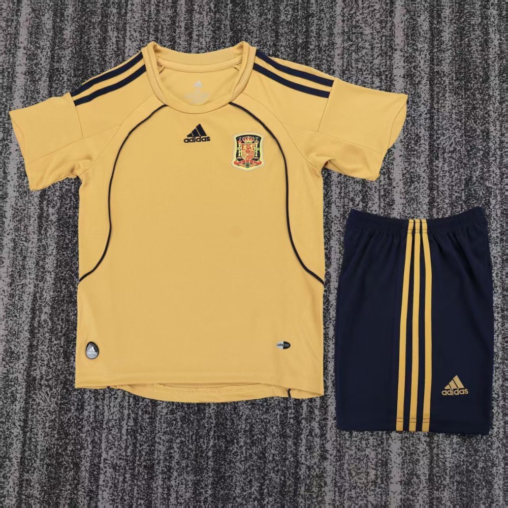 2008   Spain Retro  home gameJersey  short-sleeved | [Retro Edition] |