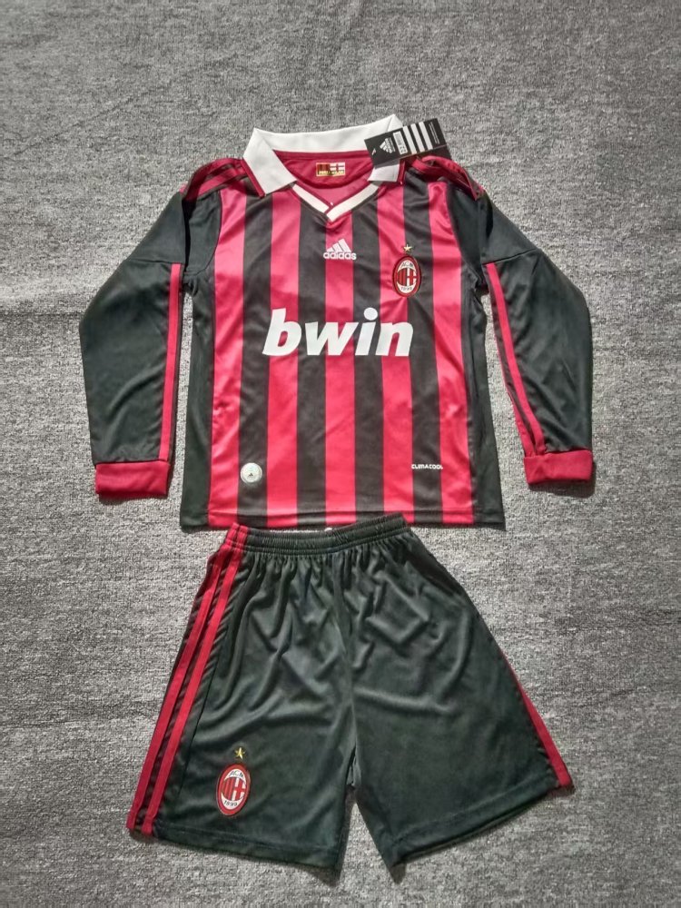 2009-2010  AC Milan Retro away gameJersey  long sleeves [Retro Edition] |