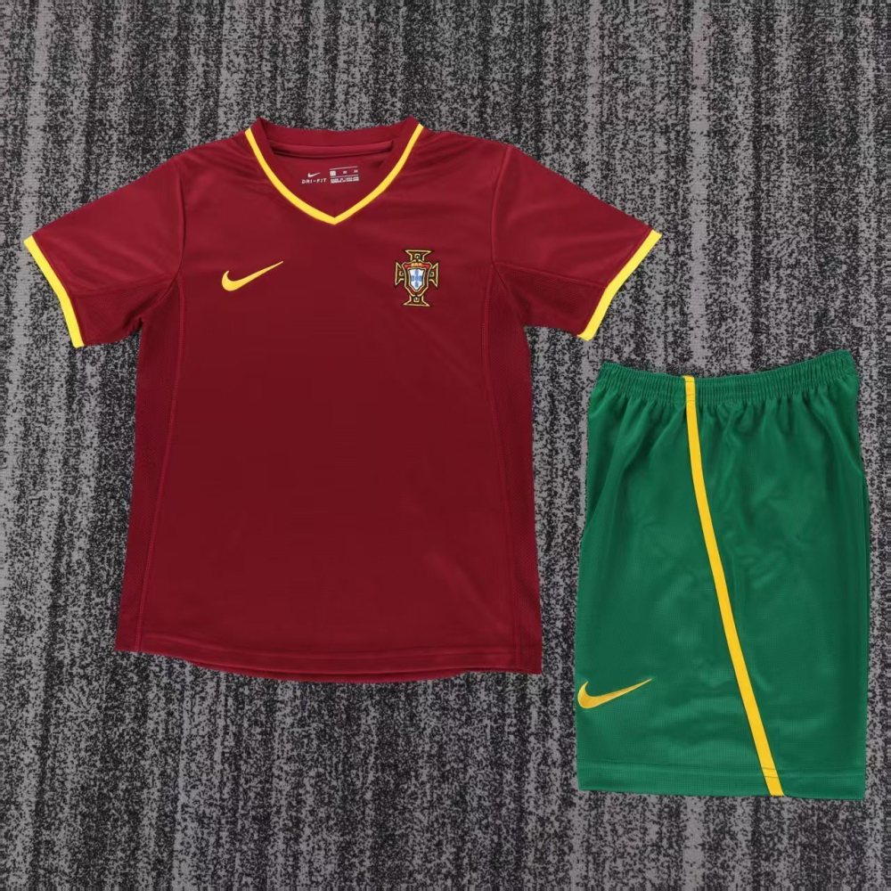2000 Portugal Retro  home gameJersey  short-sleeved | [Retro Edition] |