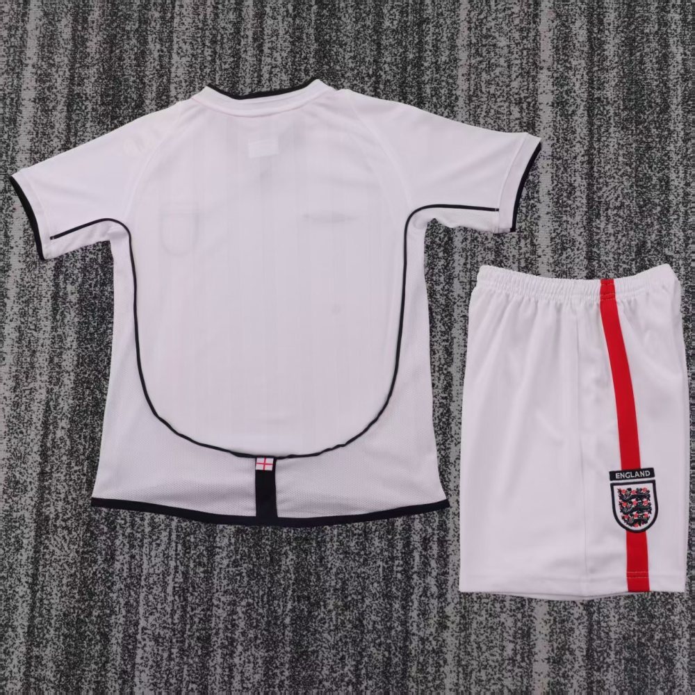 2002 England Retro  home gameJersey  short-sleeved | [Retro Edition] |