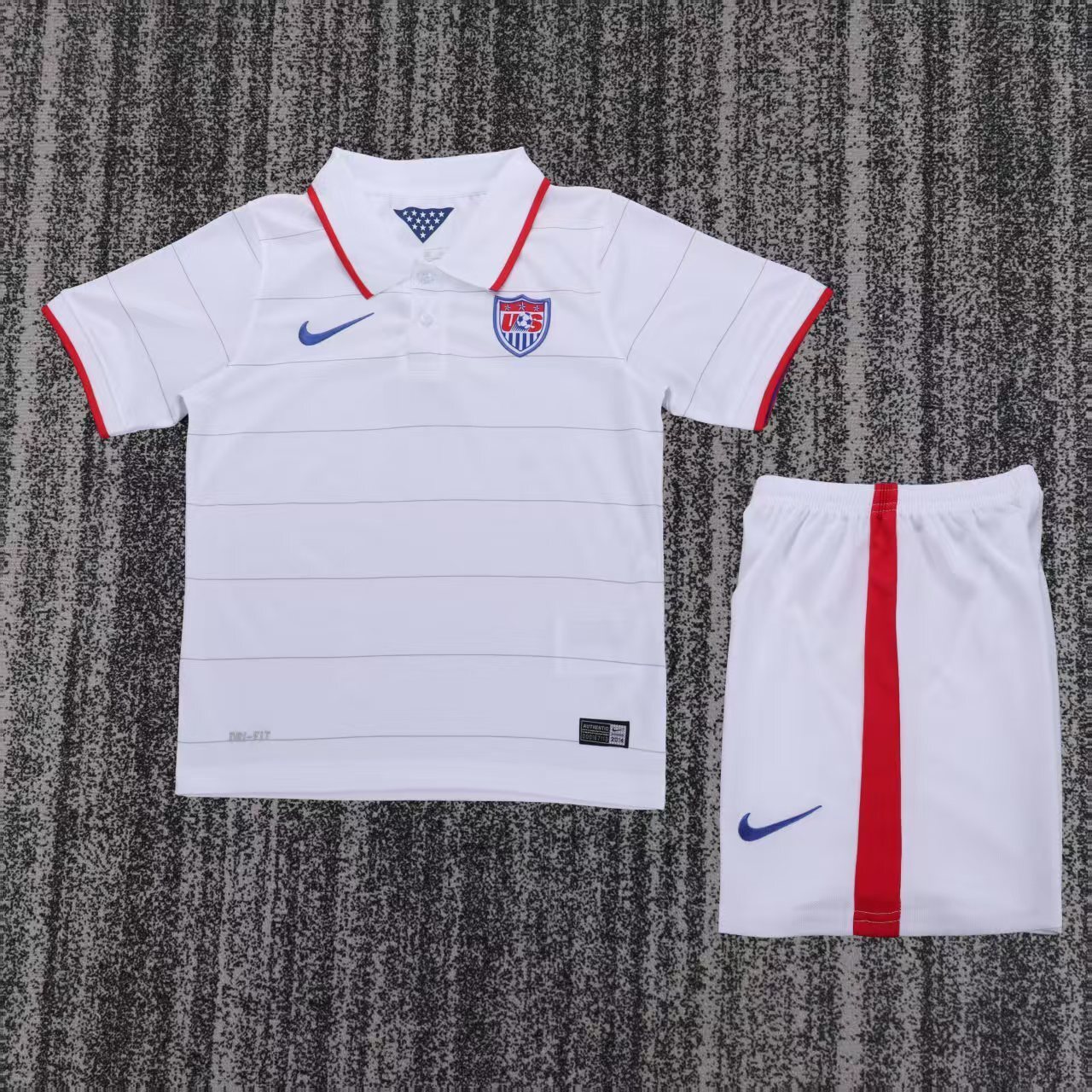 2014 America Retro home  gameJersey  long sleeved shirt | [Retro Edition] |