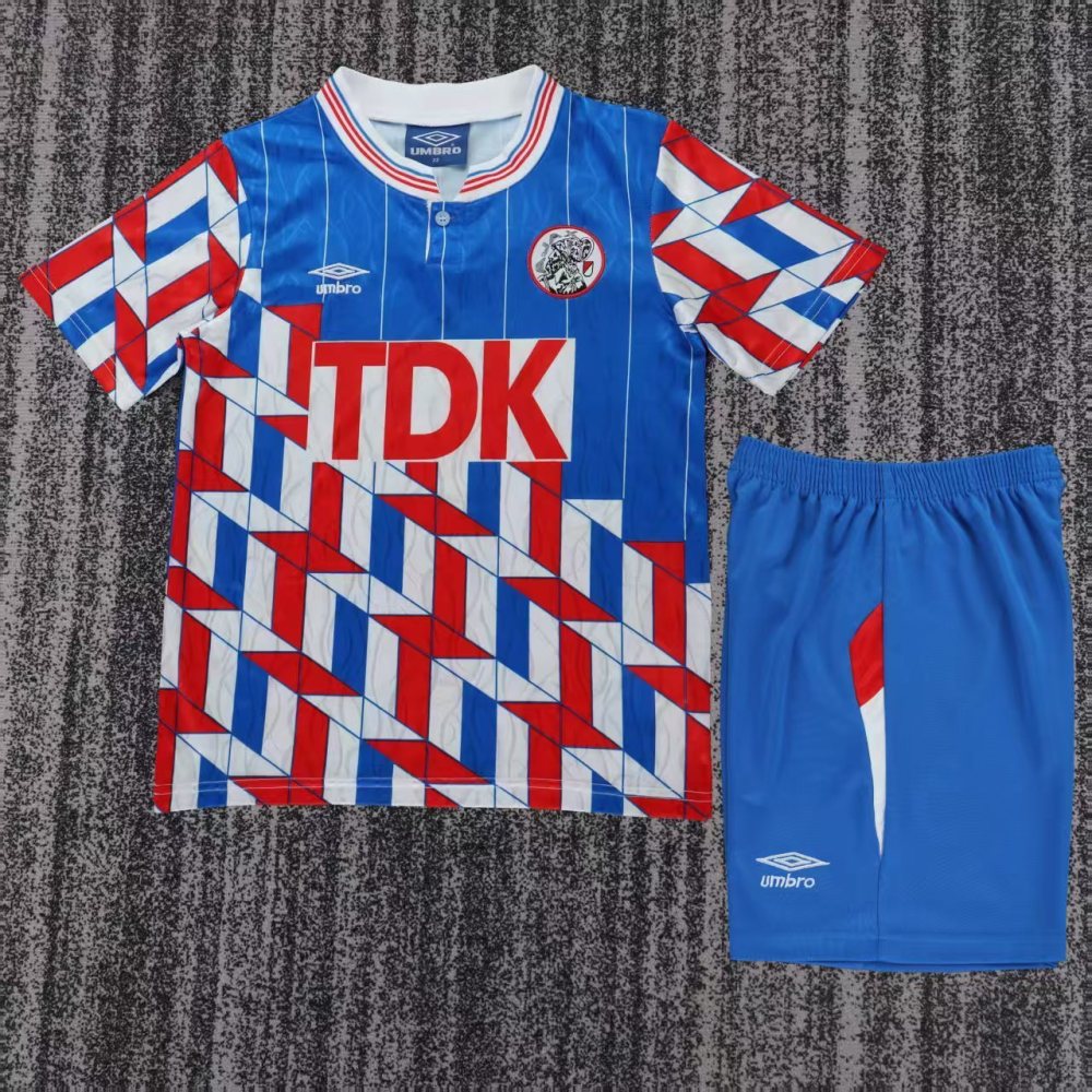 1989-1990  Ajax Retro  away gameJersey  short-sleeved | [Retro Edition] |