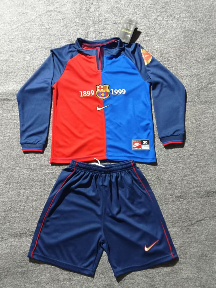 1899-1999  Centennial Barcelona Retro   gameJersey  long sleeved shirt | [Retro Edition] |
