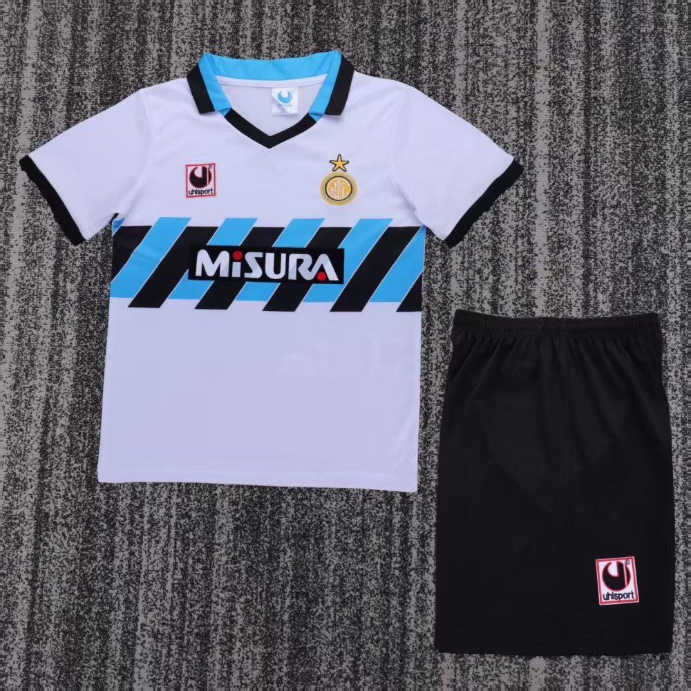1990-1991   Inter Milan Retro  away gameJersey  short-sleeved | [Retro Edition] |