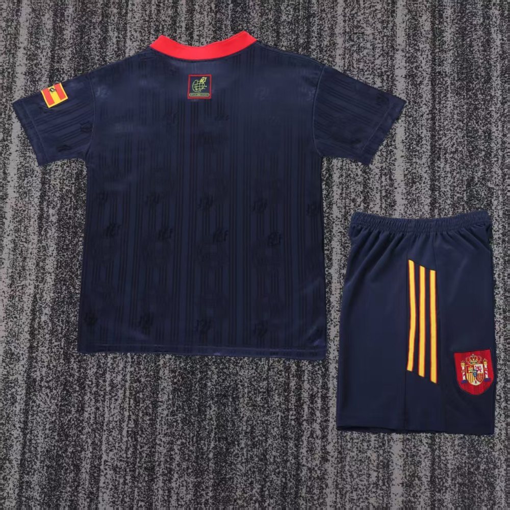 1996  Spain Retro  away gameJersey  short-sleeved | [Retro Edition] |