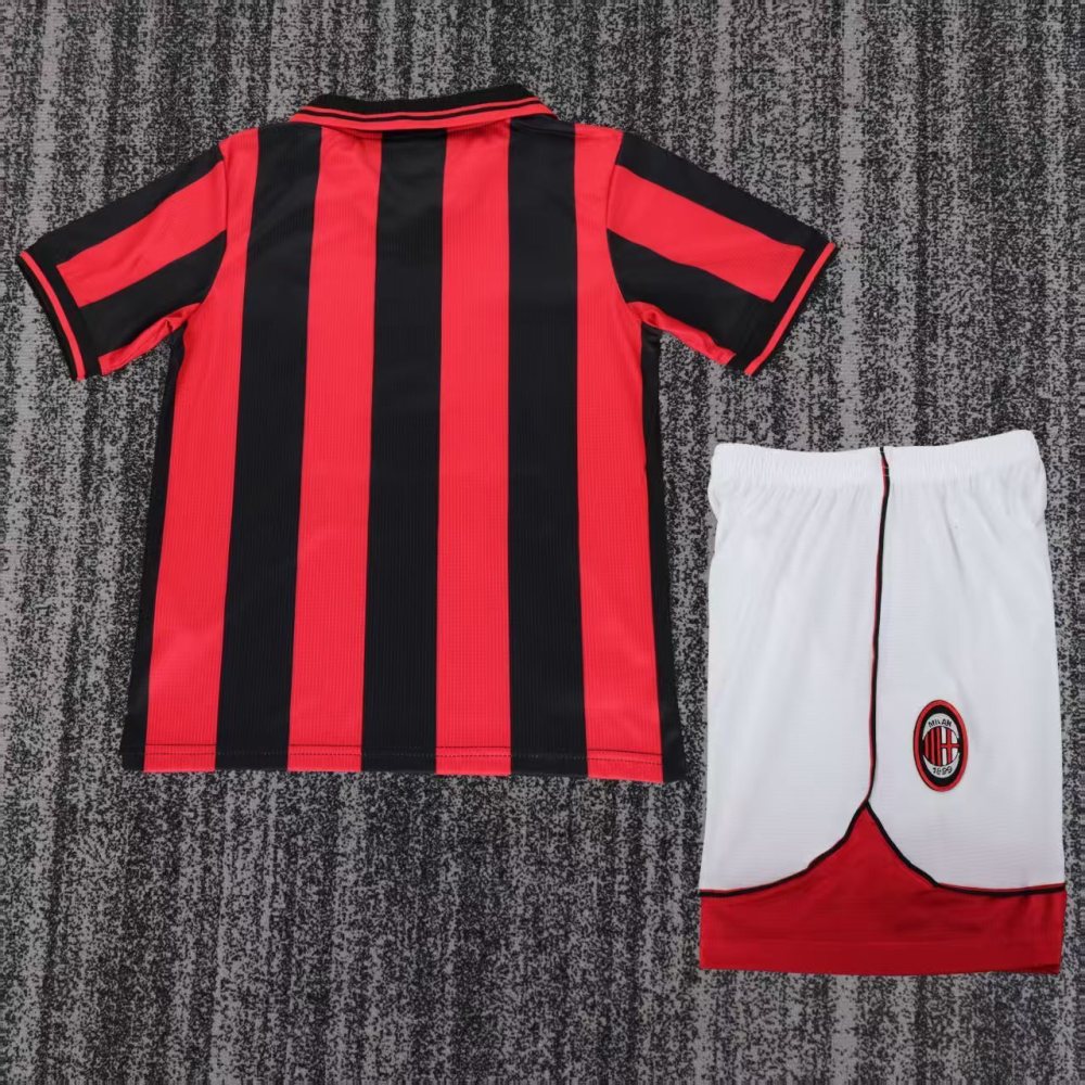 1997-1998  AC Milan Retro  home gameJersey  short-sleeved | [Retro Edition] |
