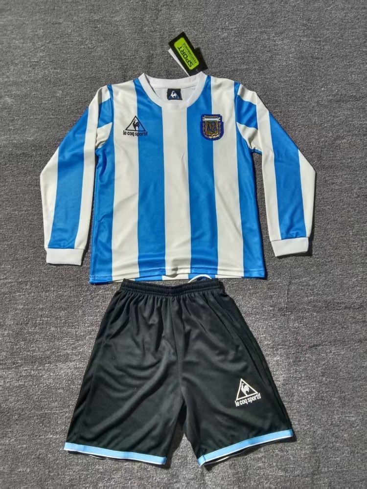 1998  Argentina  Retro  home gameJersey  long sleeved match | [Retro Edition] |
