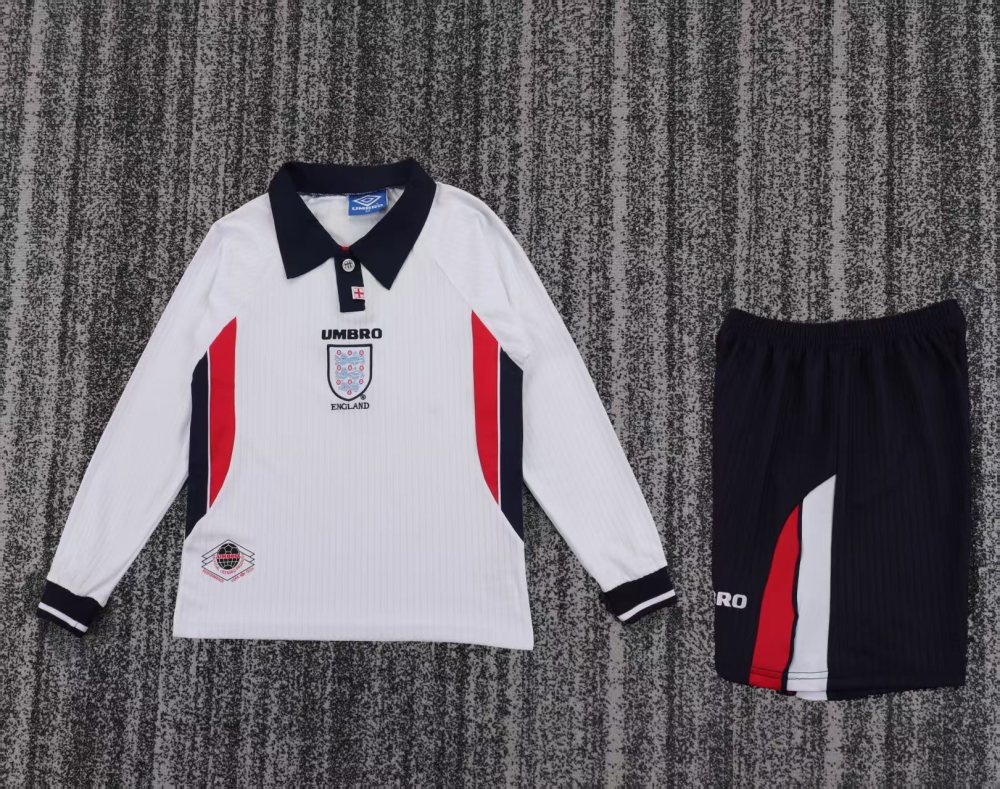 1998  England Retro  away  gameJersey  long sleeved shirt | [Retro Edition] |