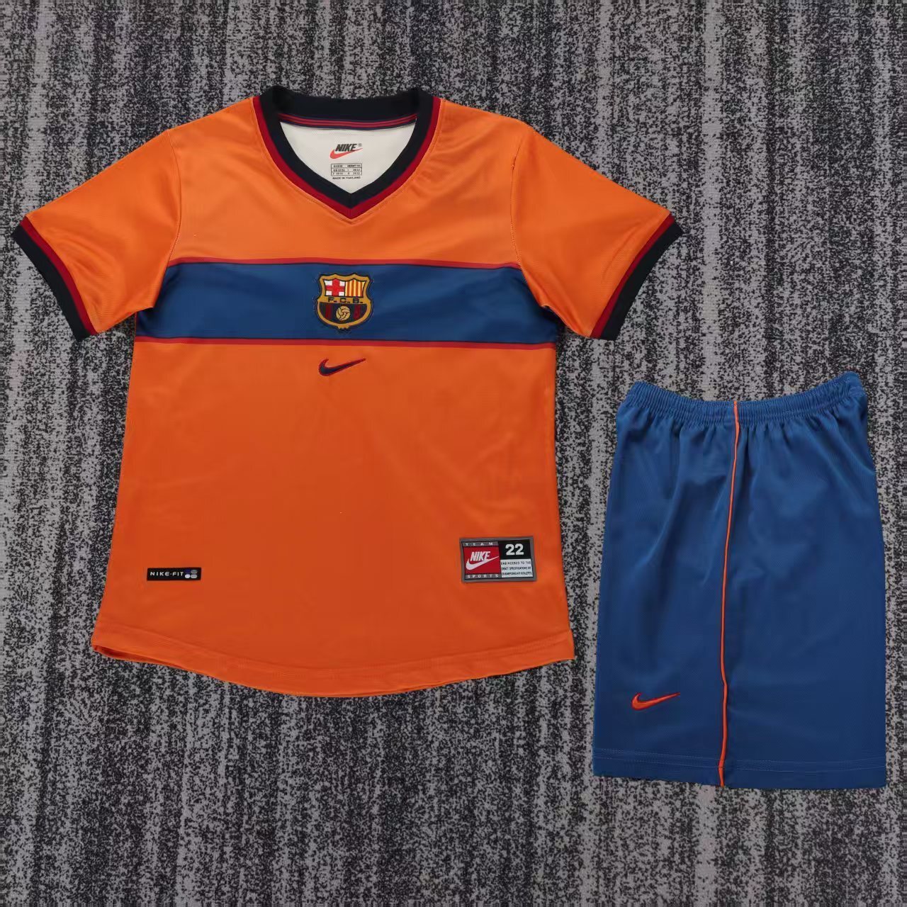 1998-1999  Barcelona  Retro  away gameJersey  short-sleeved | [Retro Edition] |