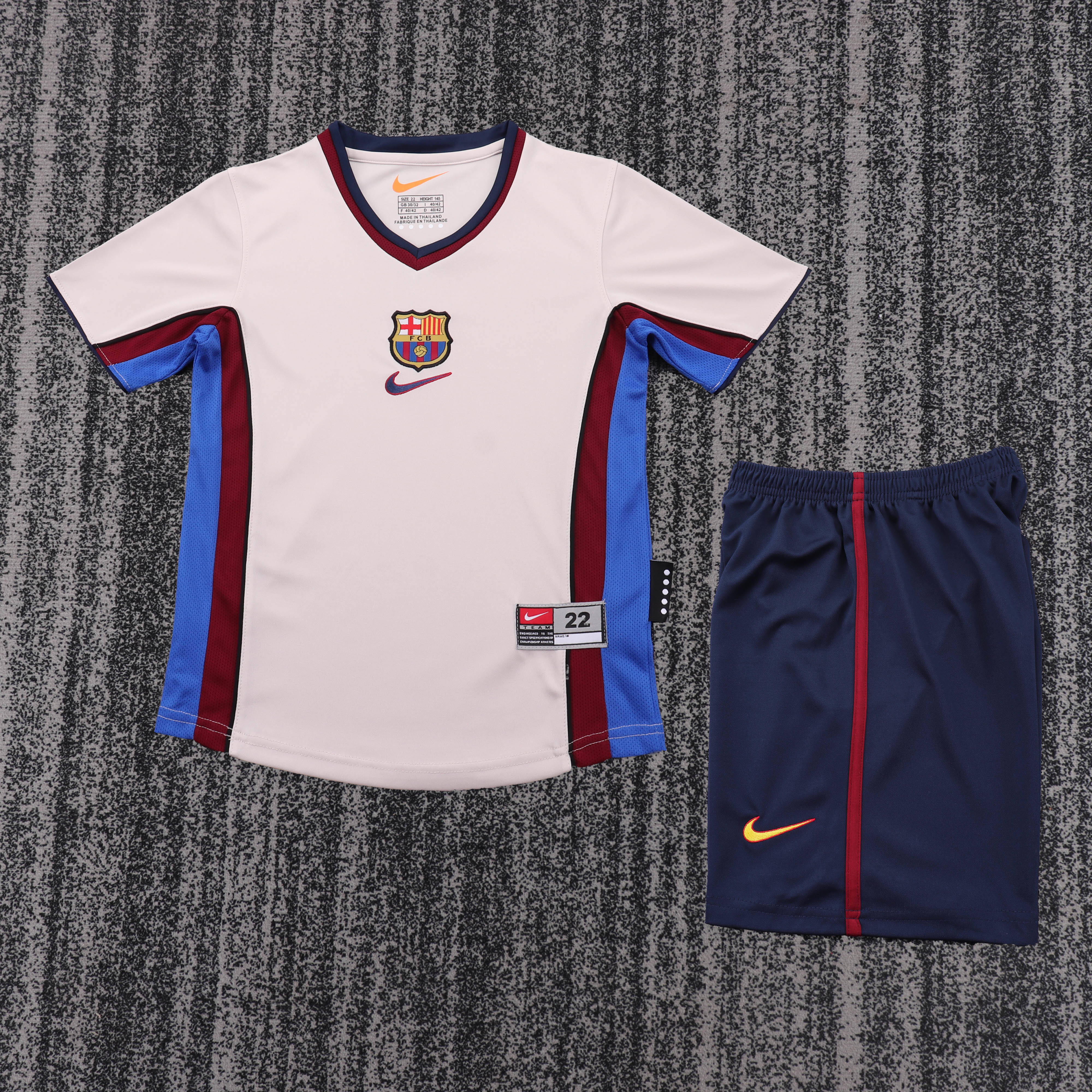 1998-1999  Barcelona  Retro  away gameJersey  short-sleeved | [Retro Edition] |