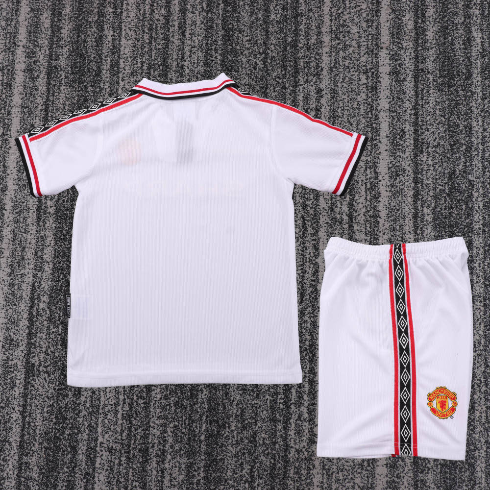 1998-1999  Manchester United Commemorative Edition Retro  away gameJersey  short-sleeved | [Retro Edition] |