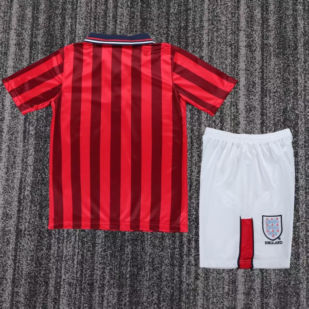 1998  England  Retro  away  gameJersey  short-sleeved | [Retro Edition] |