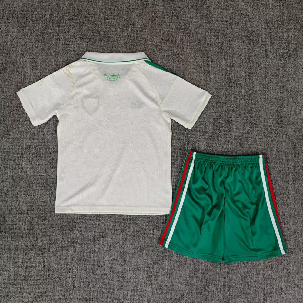 Kids 26-27 World Cup Wales away Soccer Jersey | short-sleeved | 百利原