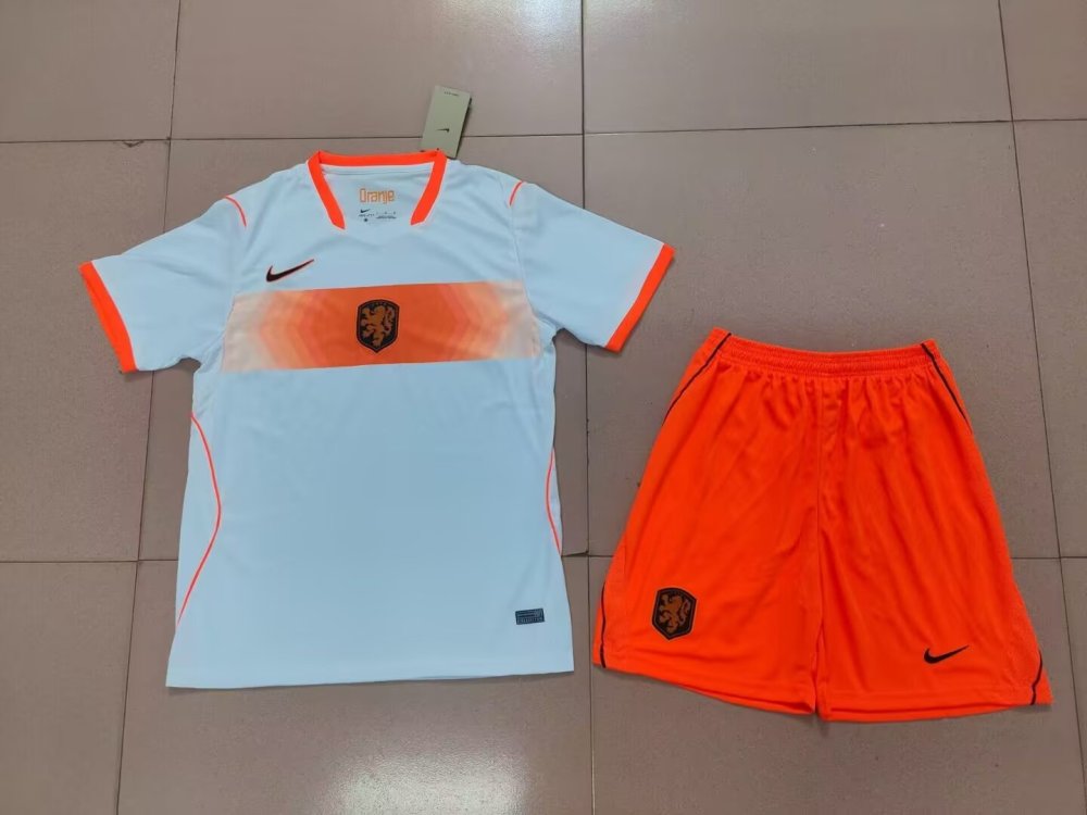 Netherlands 2026 Away Soccer Jersey Adult Kit