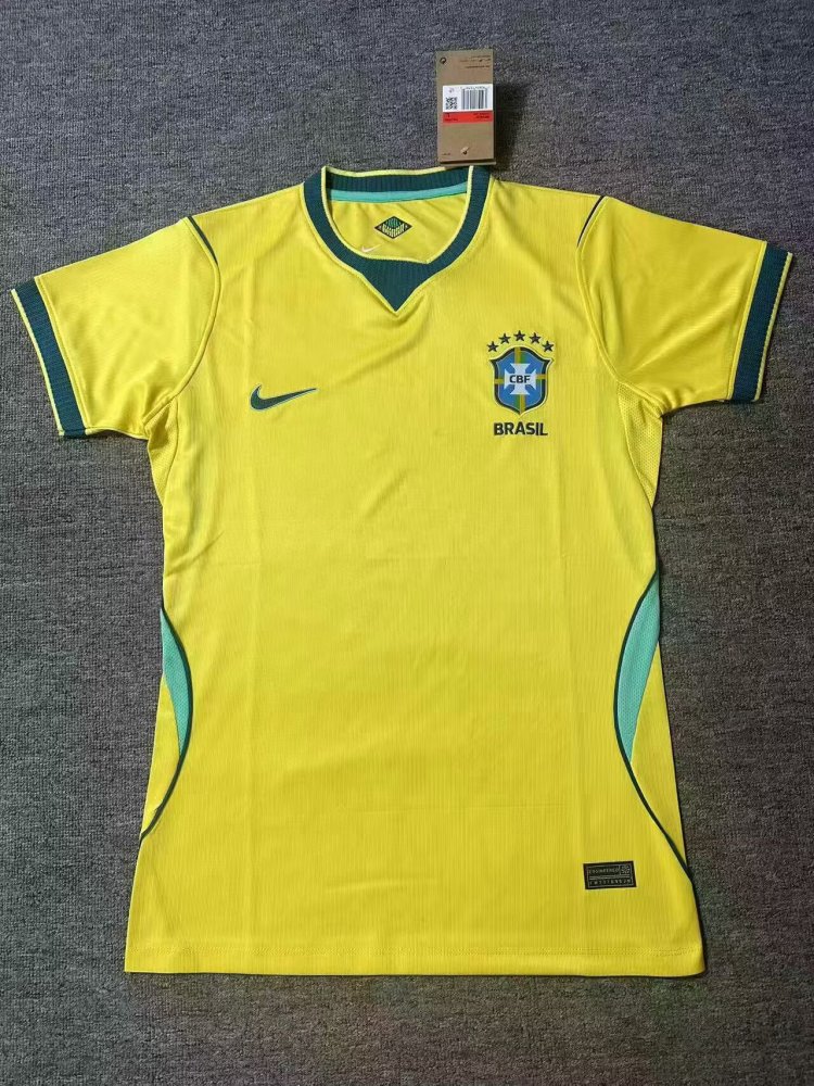 2026 Brazil woman Jersey | Thai version | Home| short-sleeved |