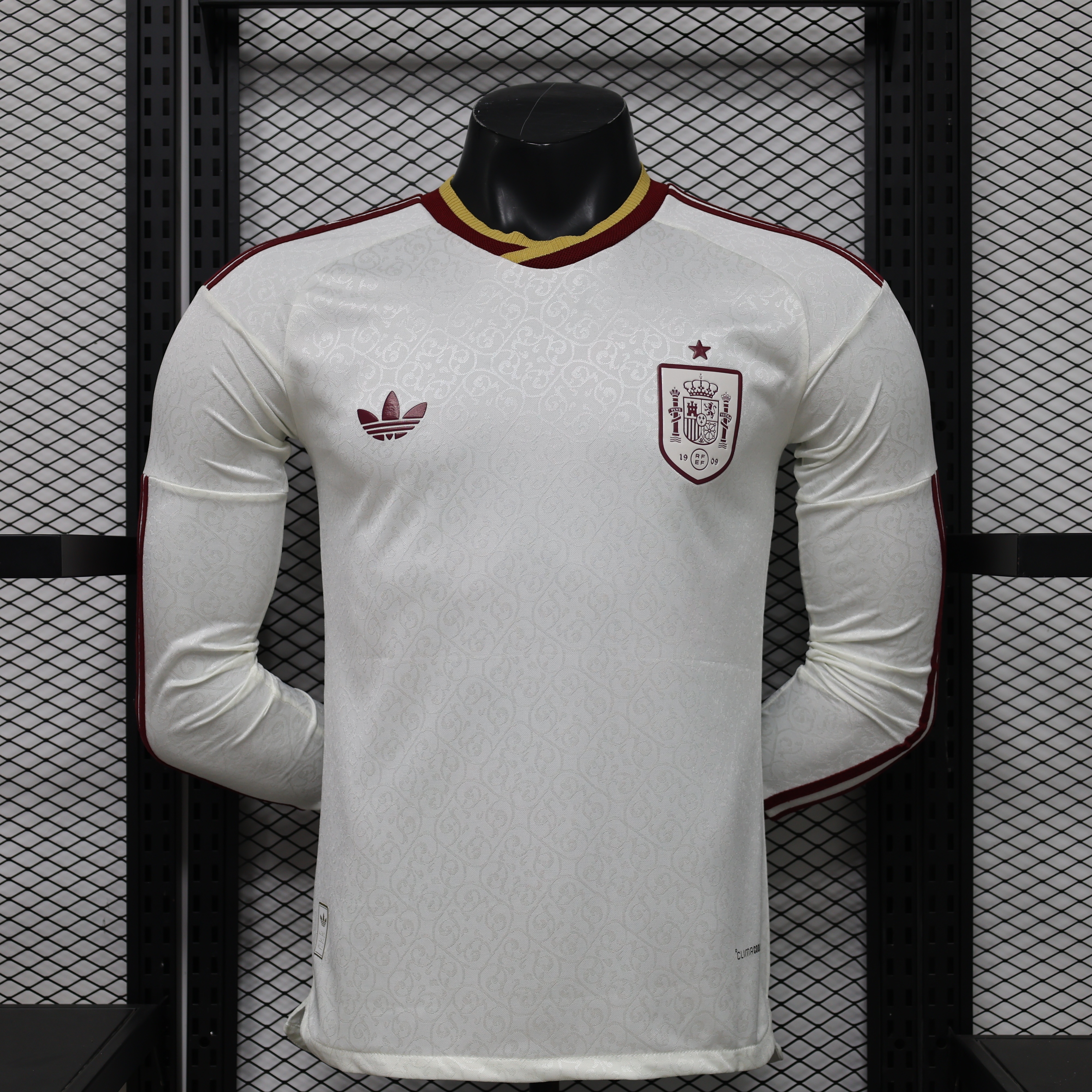 Spain 2026  away long sleeves Jersey player version