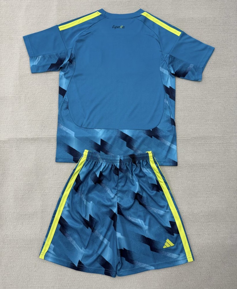 Kids 26-27 Spain 2026 goalkeeper Soccer Jersey | short-sleeved | 百利原
