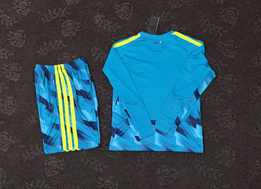 Kids 26-27 Spain 2026 goalkeeper Soccer Jersey | long-sleeved | 百利原