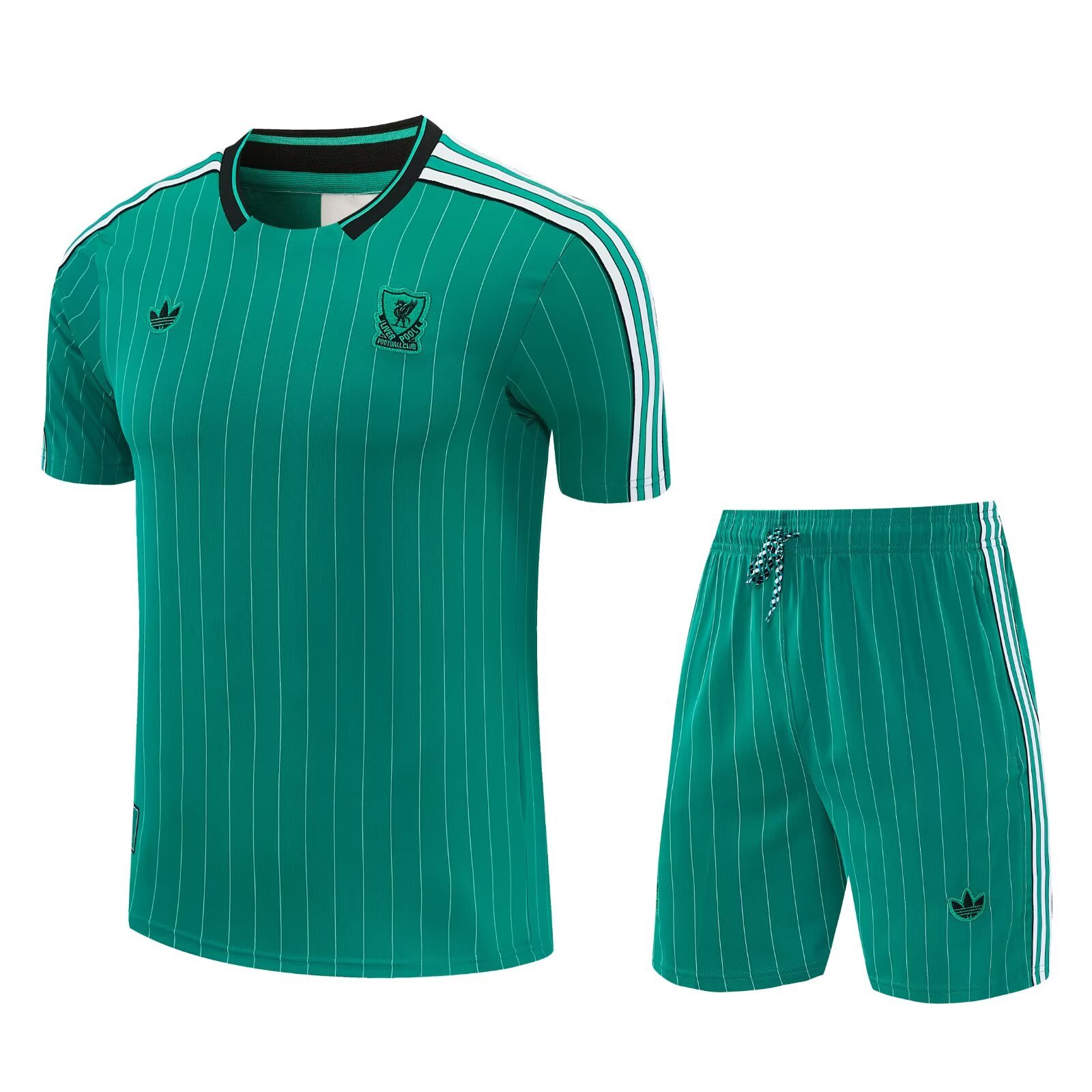 Liverpool short sleeves retro style red  adult set Shorts with pockets Thai version quality new style
