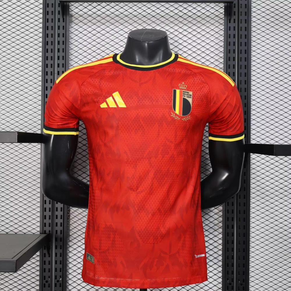 26-27 World Cup Belgium Home Soccer Jersey | short-sleeved | player version