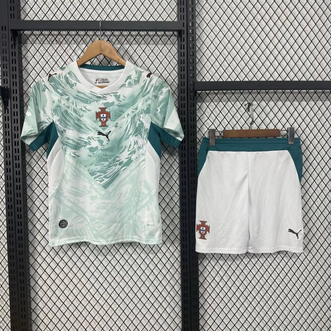 Kids 2026 Portugal Home Away Soccer Jersey | short-sleeved | 507
