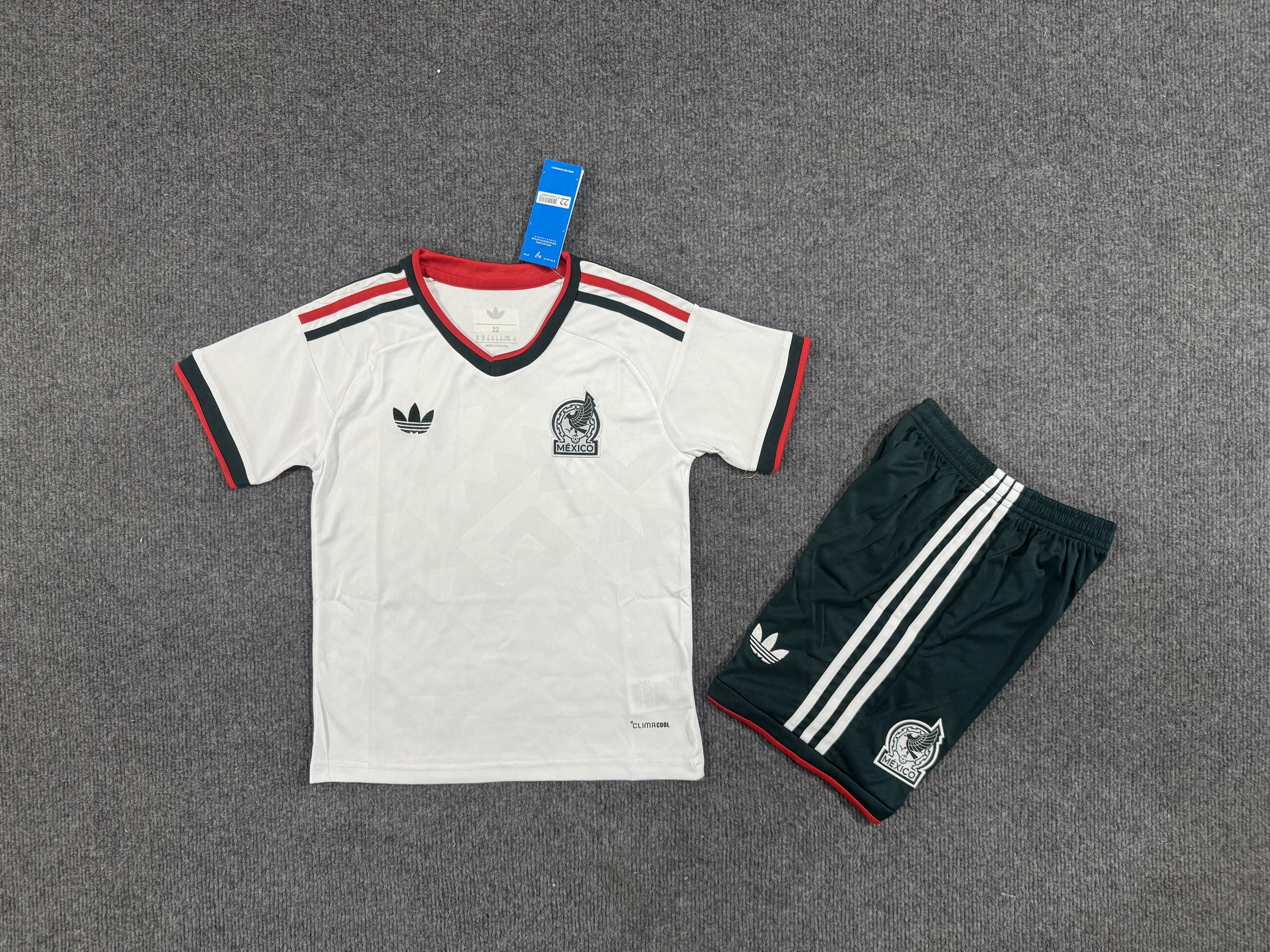Kids Mexico 2026 Away goalkeeper Soccer Jersey | short-sleeved | 2227