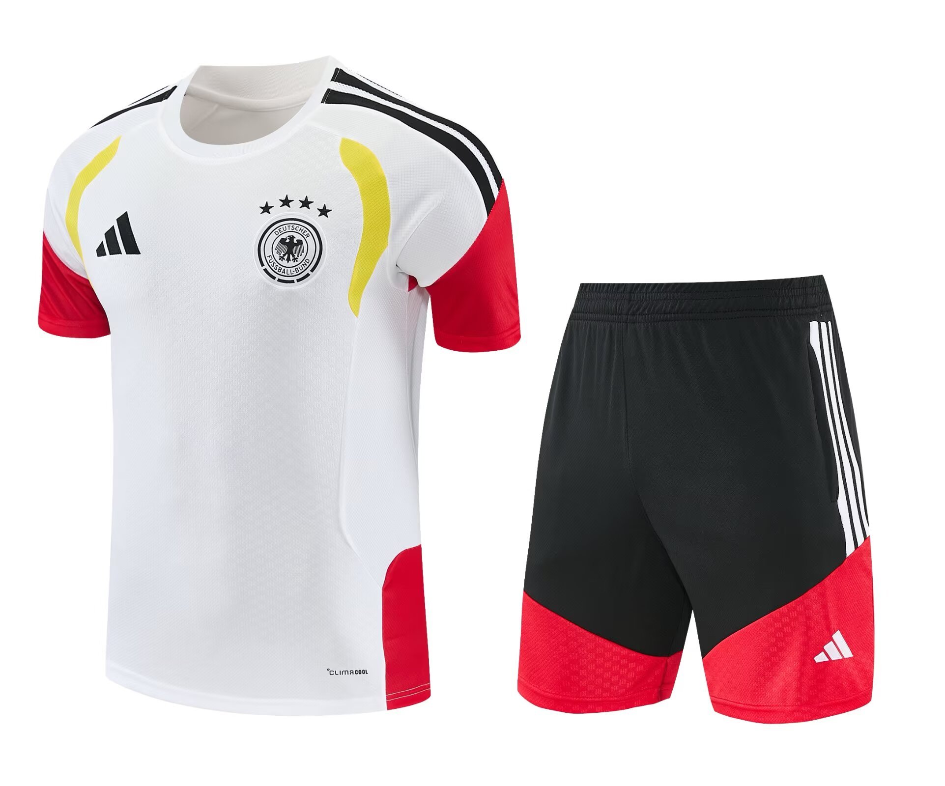 2627 Germany Short Sleeved Zipper Pocket Training Suit |  Thai Version Quality | C14012