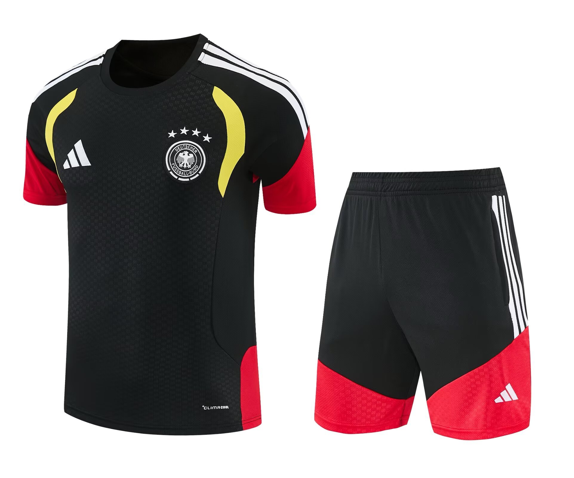 2627 Germany Short Sleeved Zipper Pocket Training Suit |  Thai Version Quality | C14012