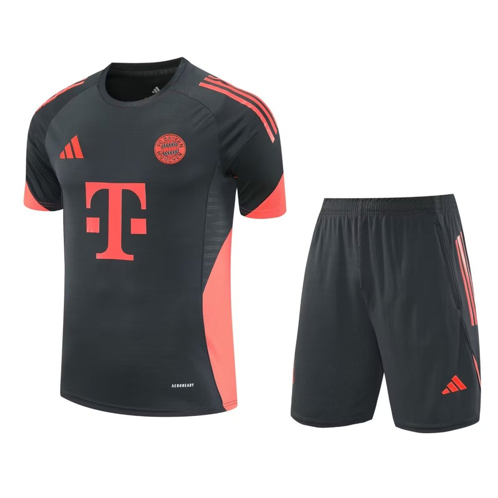 2627 Bayern short sleeves  Adult Set Shorts pockets Thai Version Quality New Style