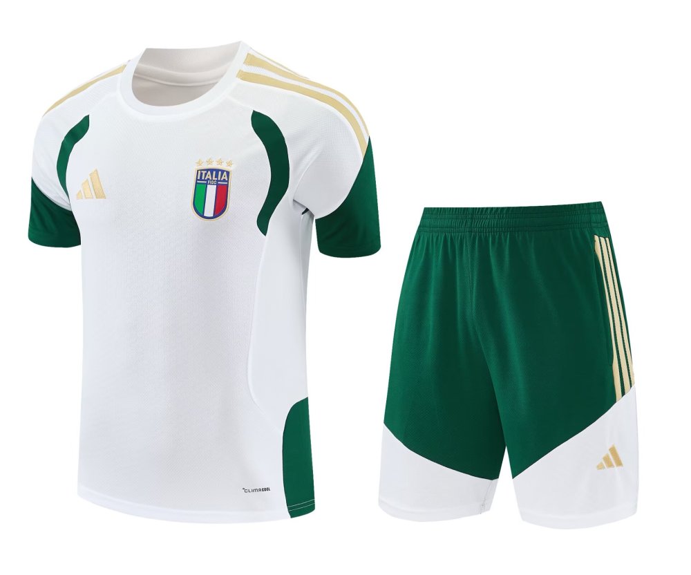2627 Italy Short Sleeved Zipper Pocket Training Suit  |  Thai Version Quality | C14012