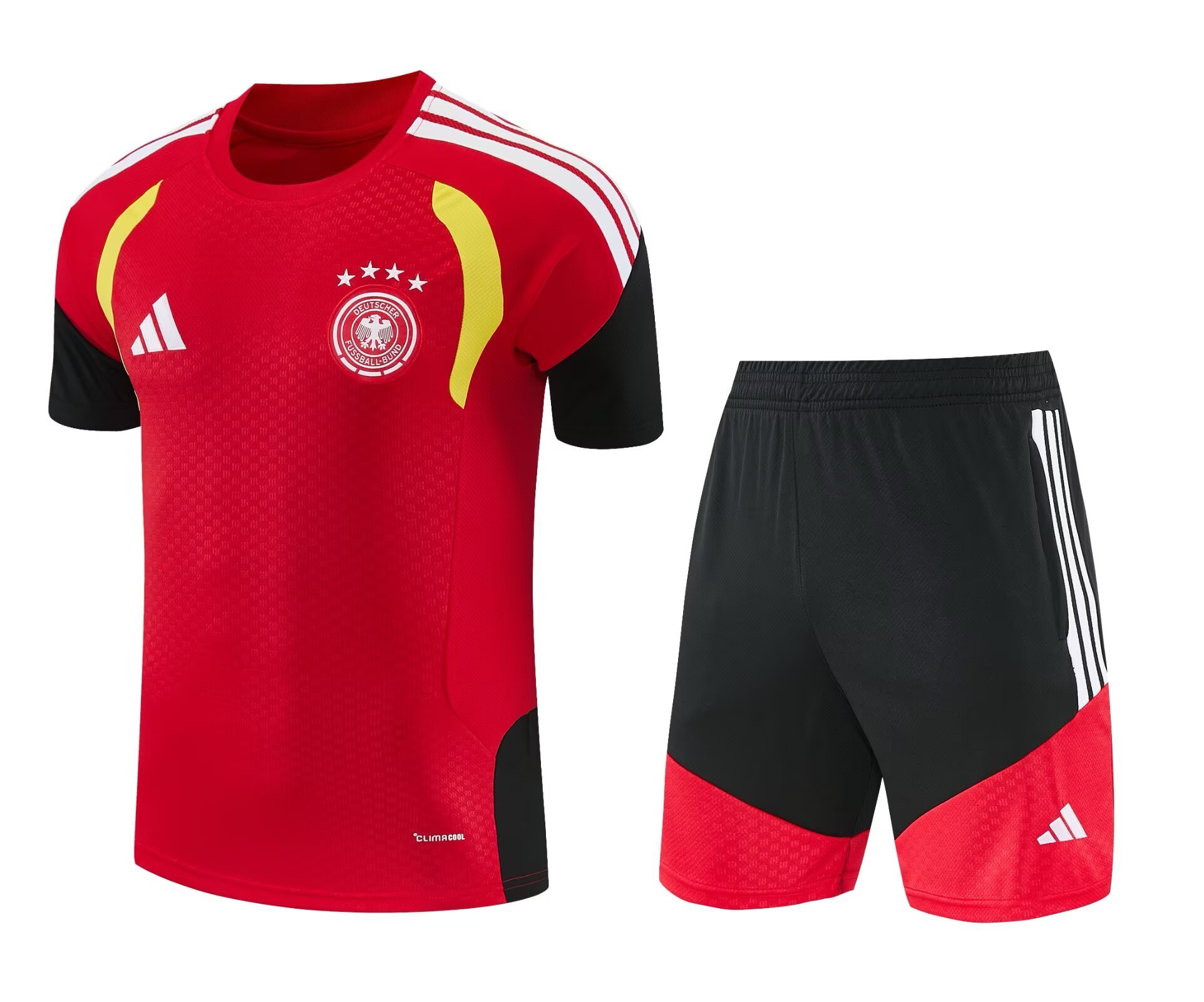 2627 Germany Short Sleeved Zipper Pocket Training Suit |  Thai Version Quality | C14012