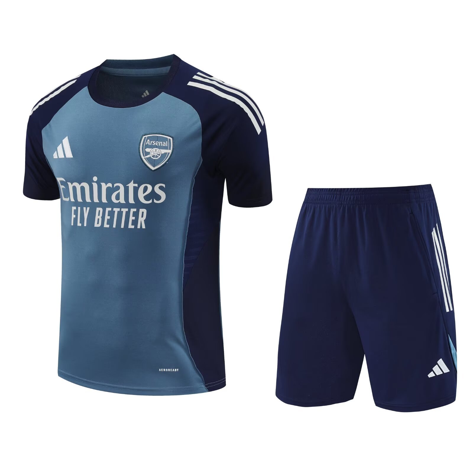 2627 Arsenal short sleeves adult set Shorts with pockets Thai version quality new style