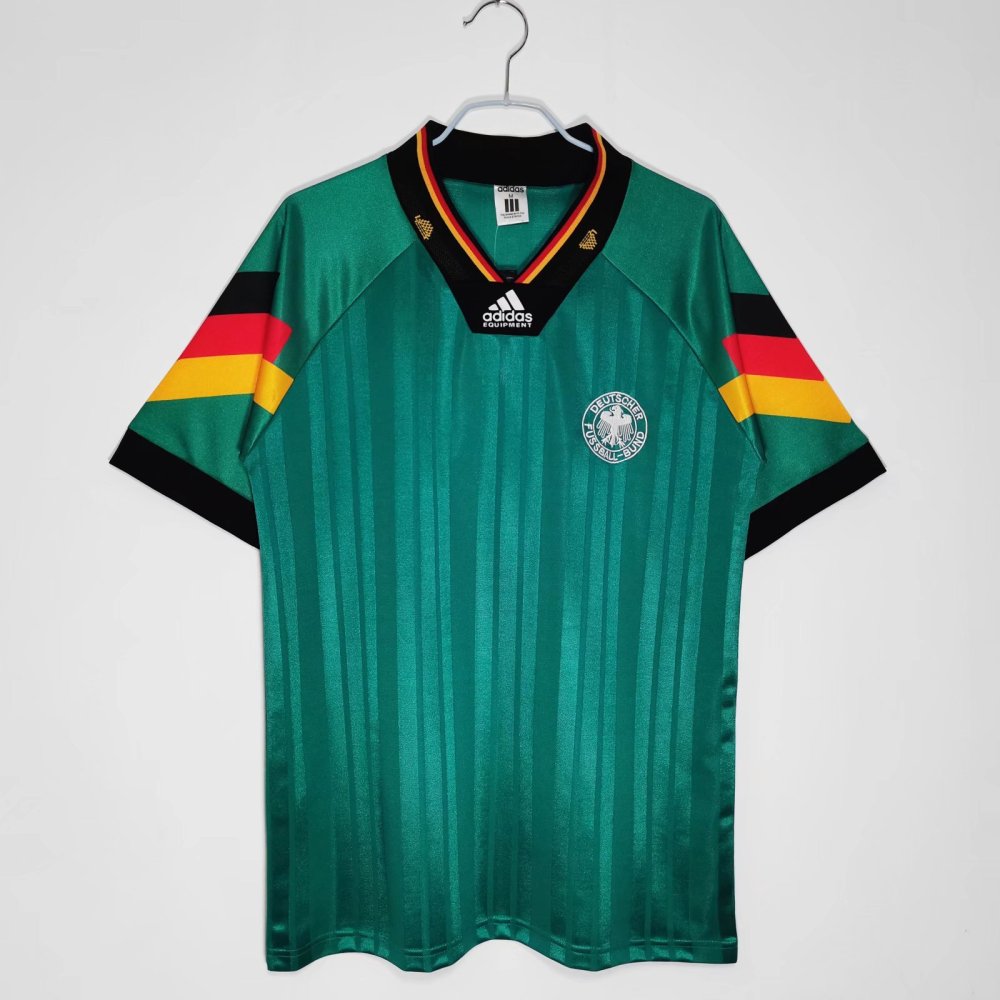 Retro 1992 Germany home Away Jersey | retro edition  | Short-Sleeved |811