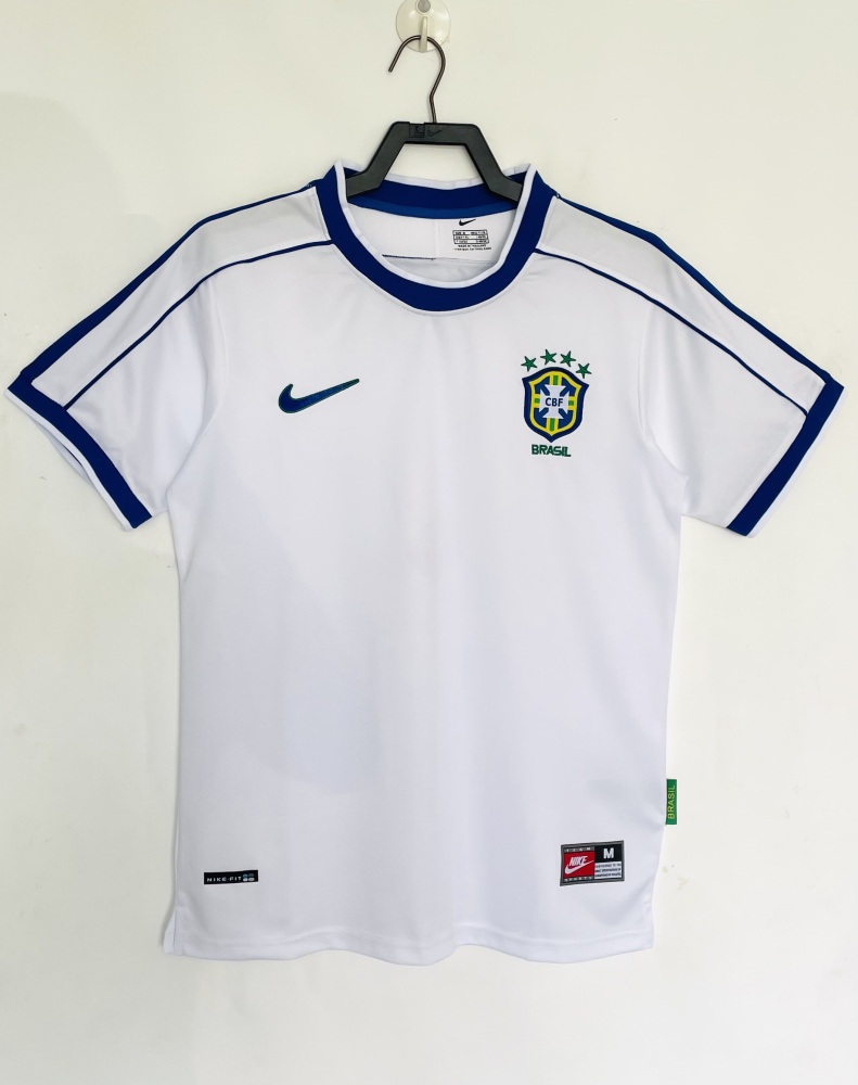 Retro 1998 Brazil AWAY Jersey | Thai Version | Away| Short-Sleeved |811